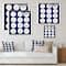 Designart - Zodiac Signs On Blue - Modern Canvas Wall Art Print